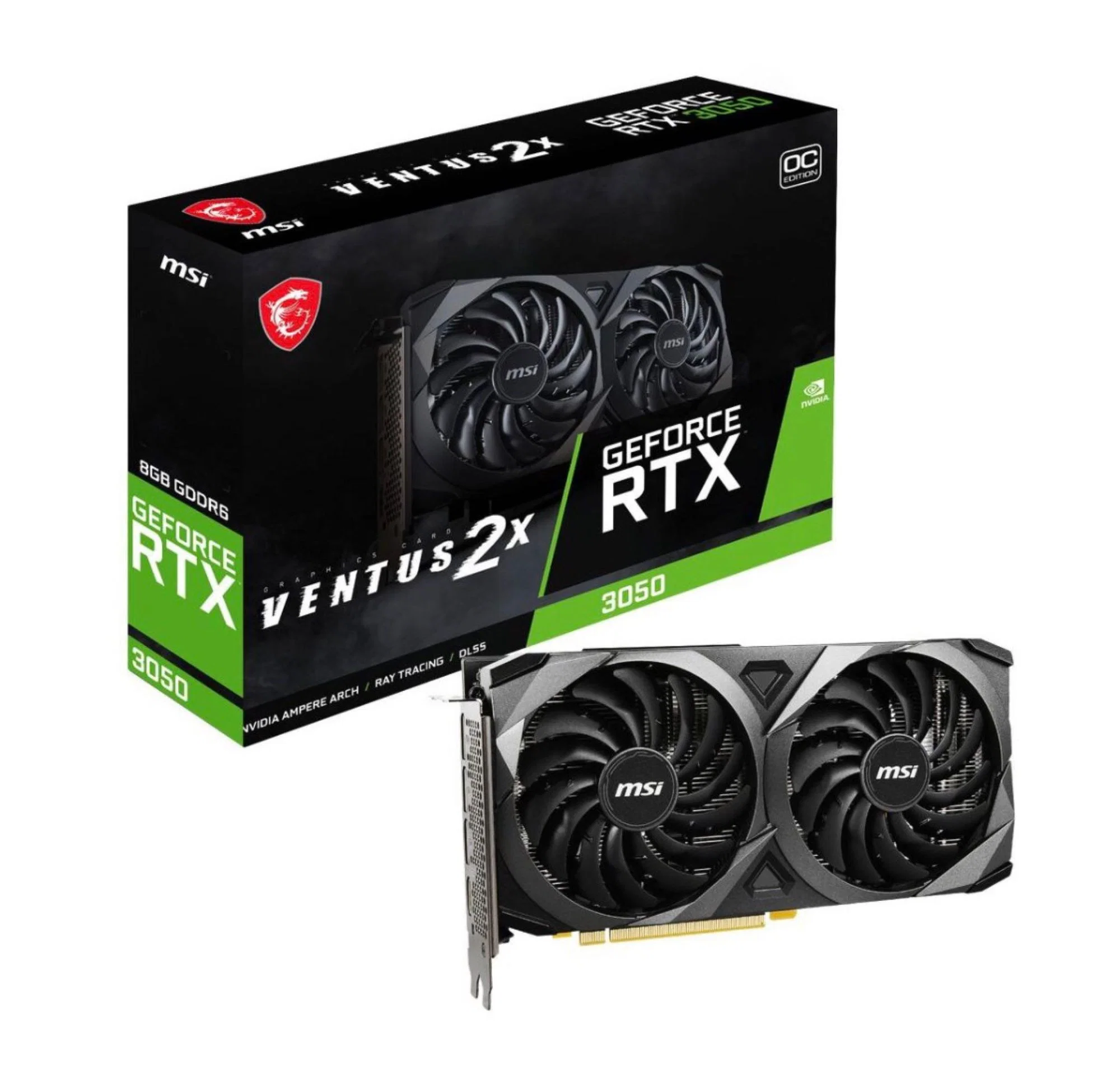 MSI GeForce RTX 3050 Ventus 2X XS OC 8GB