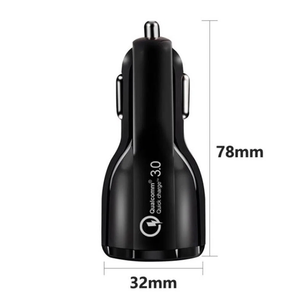 Cadorabo Dual USB Laddare 3.0 Quick Charge för Bil 30W
