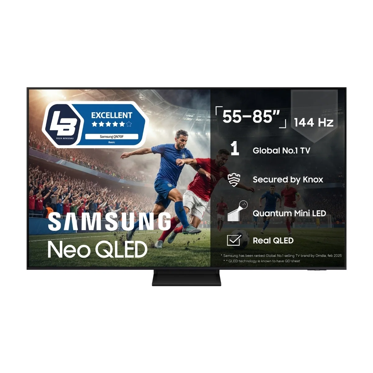 Samsung QN70F 65" 4K Ultra HD Neo QLED Smart TV (2025) - TQ65QN70F