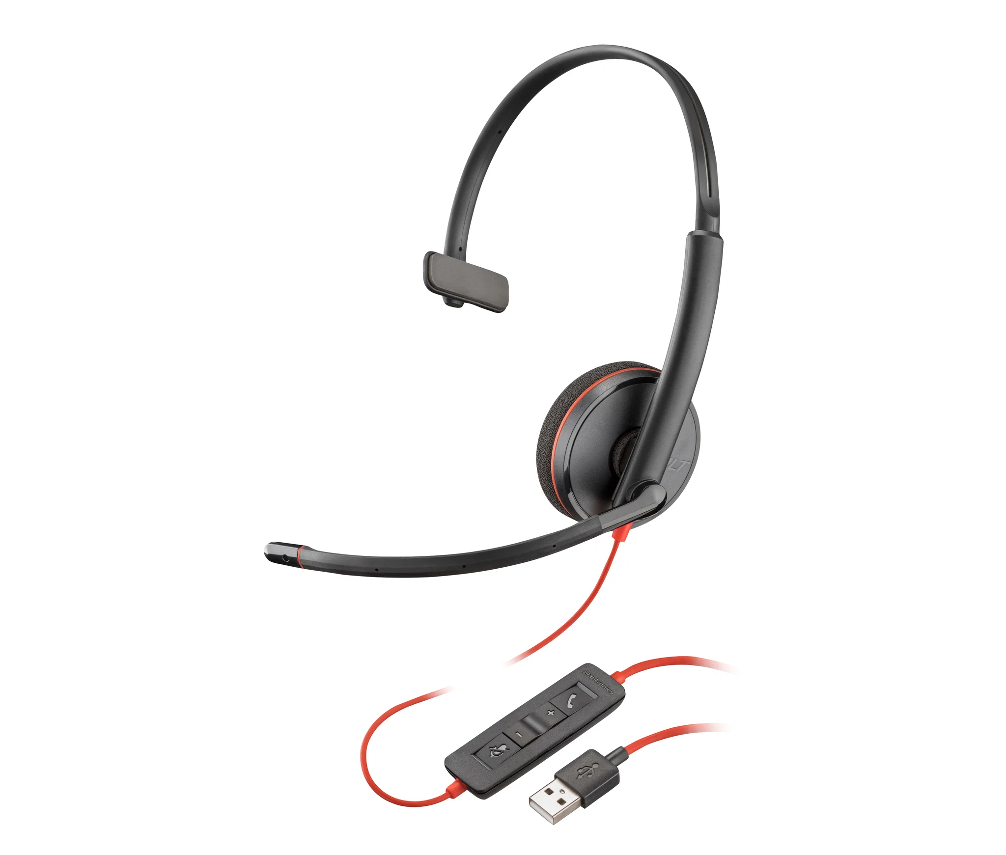 Poly Blackwire C3210 USB-A med sladd over-ear hörlurar 77R24A6