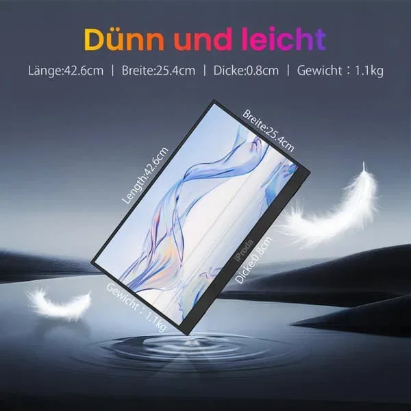 Nordic 137472526 18.5" FHD 120Hz IPS HDR