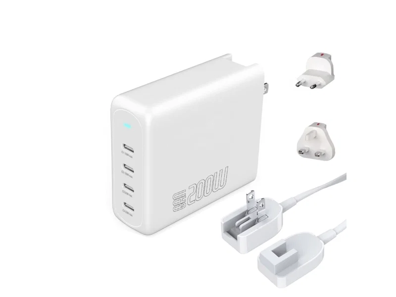 4smarts 545200 GaN Flex Pro 4x USB-C Inomhus AC Snabb laddning 200W