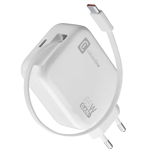 Cellular ACHROLLUSBCGAN65WW Retraherbar 24-stifts USB-C (hona) 24-stifts USB-C (hane) PD Snabb Laddning 65W