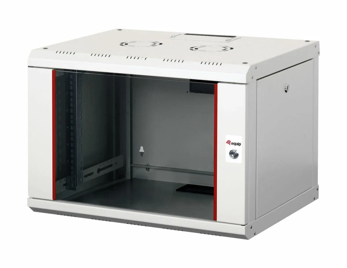 Equip 7U 600x450 mm Glasdörr Väggmonterad Rack