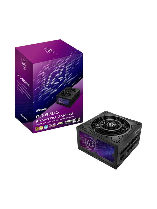 ASRock Phantom Gaming PG-850G ATX 3.1 80 Plus Gold 850W
