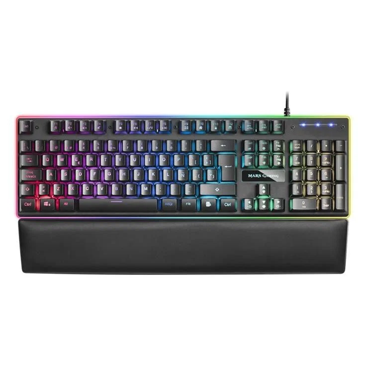 Mars Gaming MK320 H-Mechanical Röd RGB Full Storlek USB (Spansk)