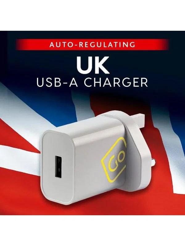 Go Travel 5016326100282 USB-A Adapter för 50+ Länder 2.4W