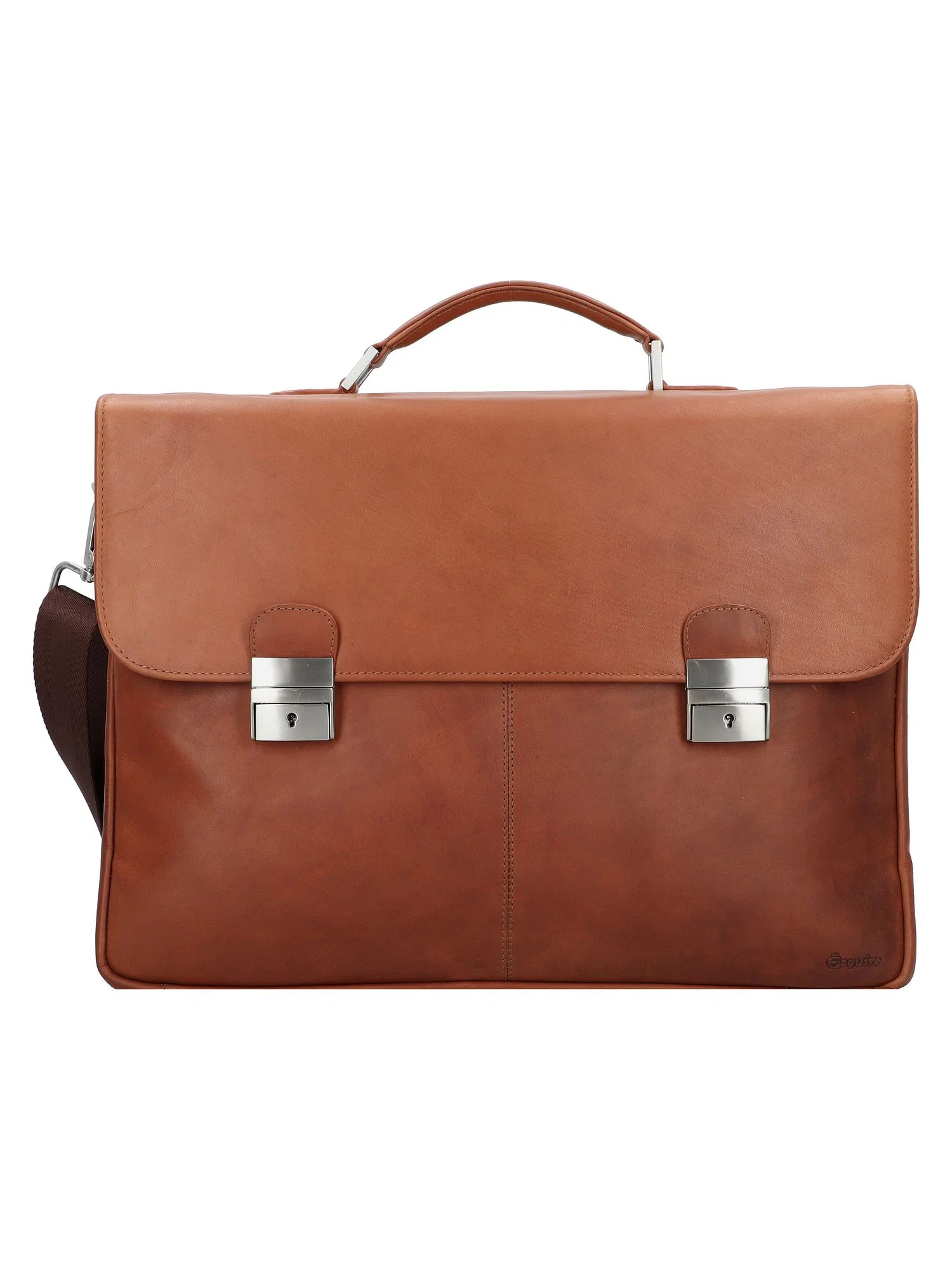 Esquire Dallas Resväska (Läder, 42 cm, Brun)