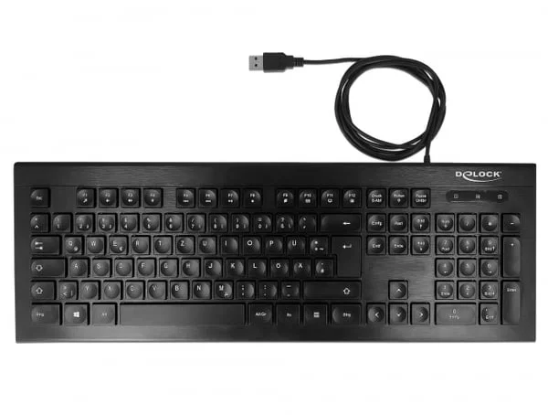 DeLock 12672 QWERTZ (Svensk)