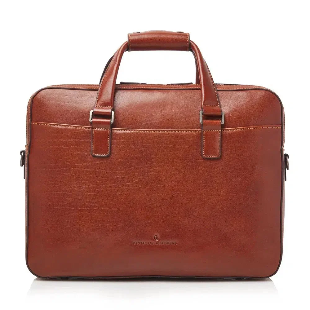 Castelijn & Beerens Paul Attaché Case (Läder, Brun)