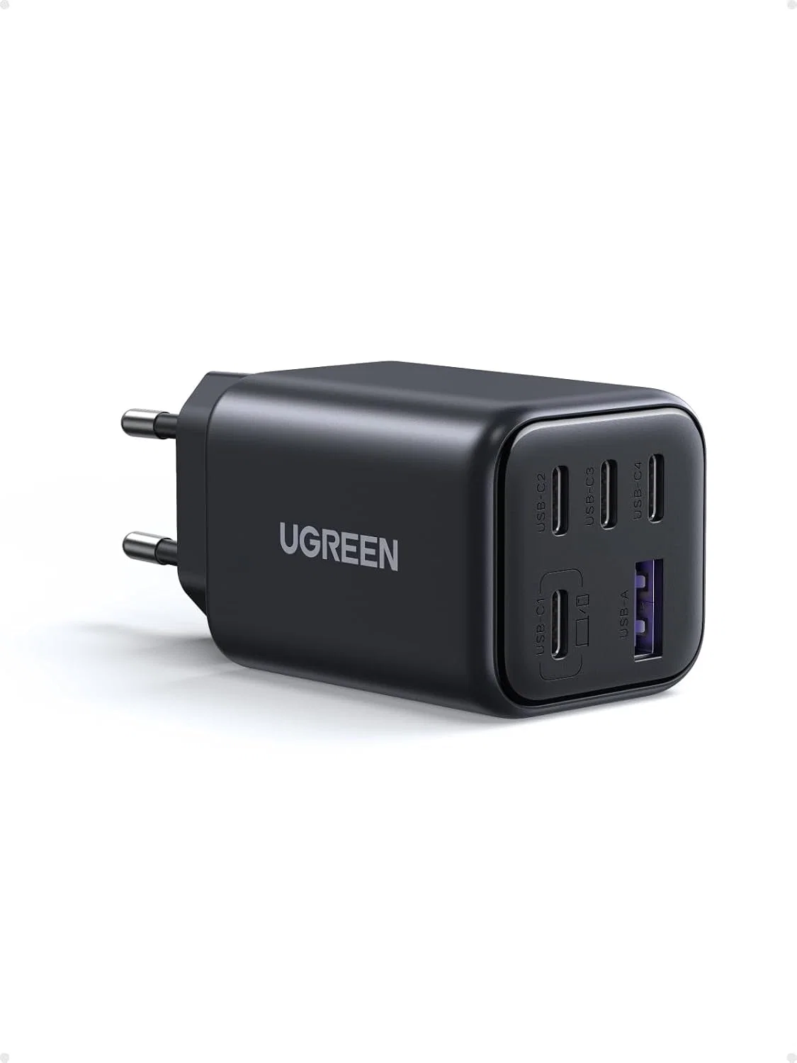 Ugreen 5-Port 45W USB-C GaN Stationär Laddare med 4 USB-C-portar PD/PPS/QC