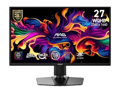 MSI MAG 272QP 26.5" WQHD 240Hz QD-OLED Spelmonitor