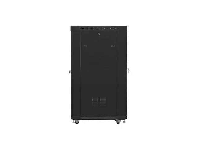 Lanberg 22U 800X1000 Rackskåp med glasdörr Svart