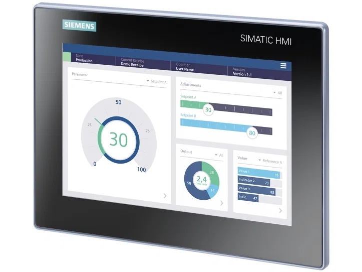 Siemens Simatic HMI 6AV2123-3KB32-0AW0 10.1" 800x1280 FHD