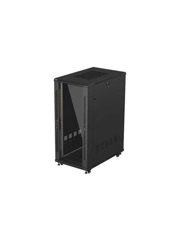 Lanberg 27U 600x1000 Glasdörr Svart