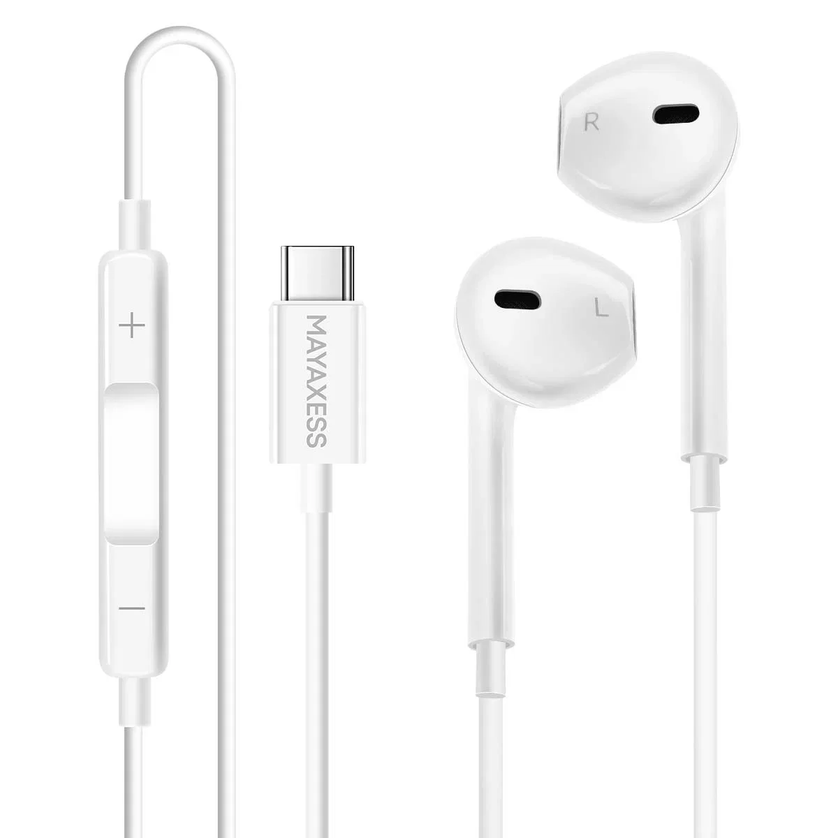 Mayaxess Google Pixel 10 Pro XL Trådbundna Hörlurar USB-C med Mikrofon