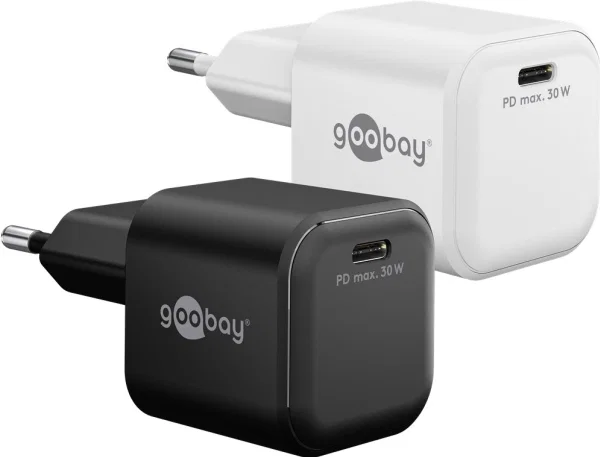 Goobay 79152 USB-C PD GaN Väggladdare 30W