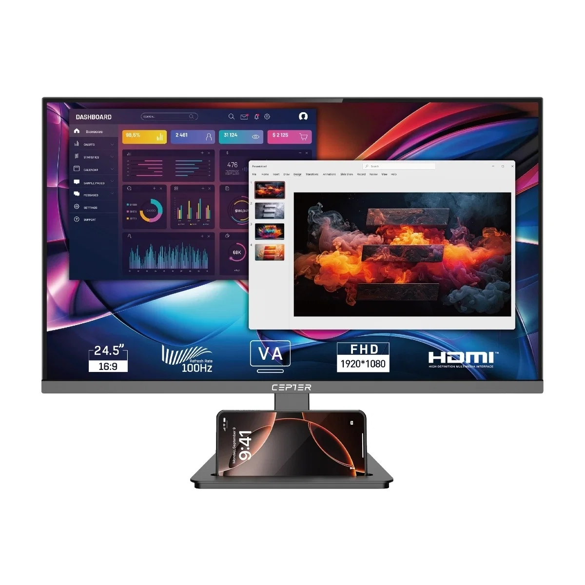 Cepter Vision V2 C24VISIONV2 24" FHD 100Hz