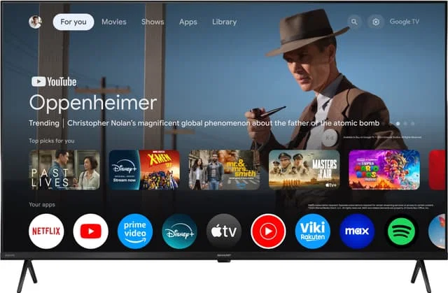 Sharp 43" 4K Ultra HD QLED Google TV (2025) - 43HP5765E