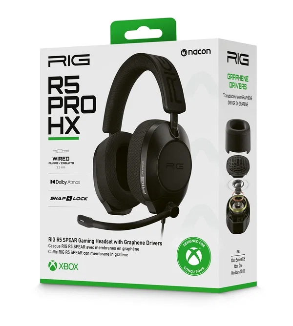 Nacon RIG R5 Pro HX Trådbunden Hörlurar