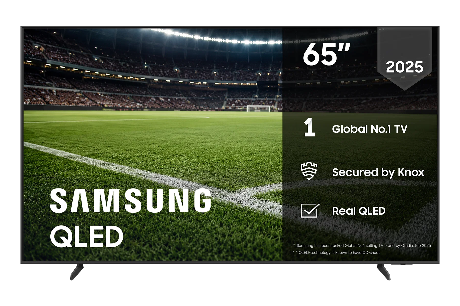 Samsung QEF1 65" 4K Ultra HD QLED Smart TV (2025) - TQ65QEF1AUXXC
