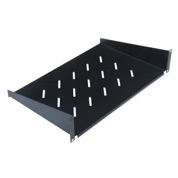 WP 1U 19" Black Rack Shelf