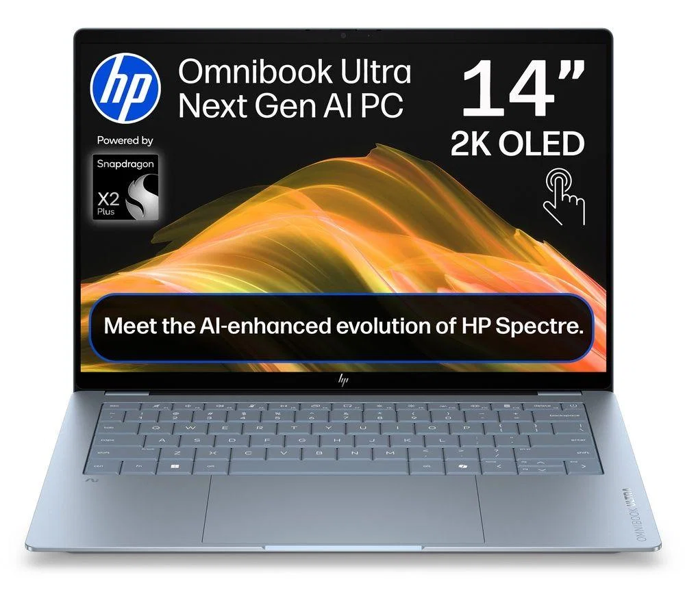 HP OmniBook Ultra 14 14" Snapdragon X2 Elite 16GB RAM 512GB SSD
