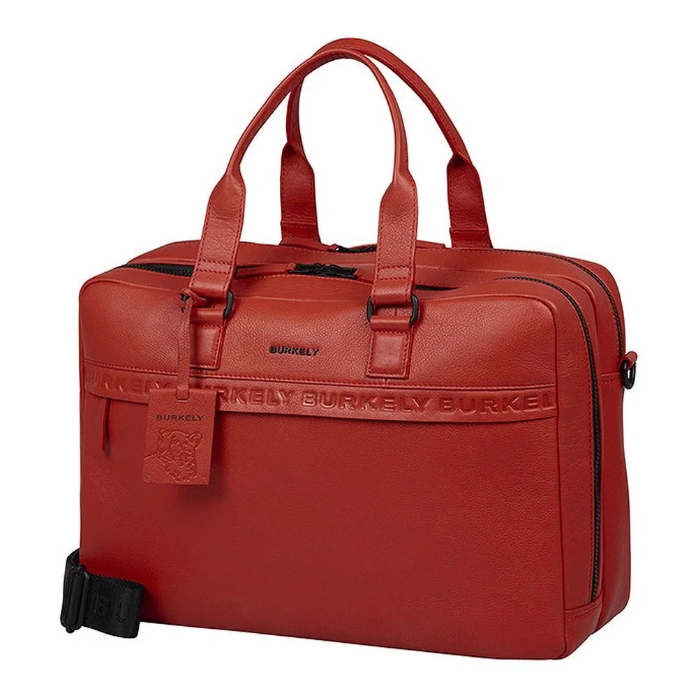 Burkely Minimal Mason Resväska (Läder, 41 cm, Röd)