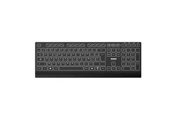 PORT Designs AZERTY Wireless Rechargeable Backlit USB-C Bluetooth
