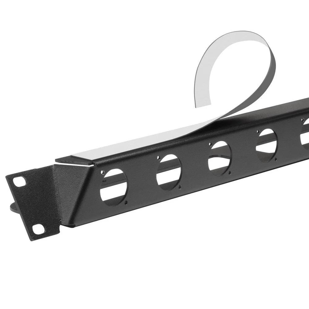 Adam Hall Vinklad Rack Panel 19" 8x D-TYPE Socket 872230