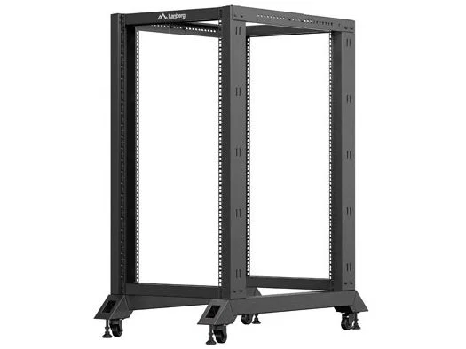 Lanberg 22U 600x1000 Öppen Ram Rack Svart