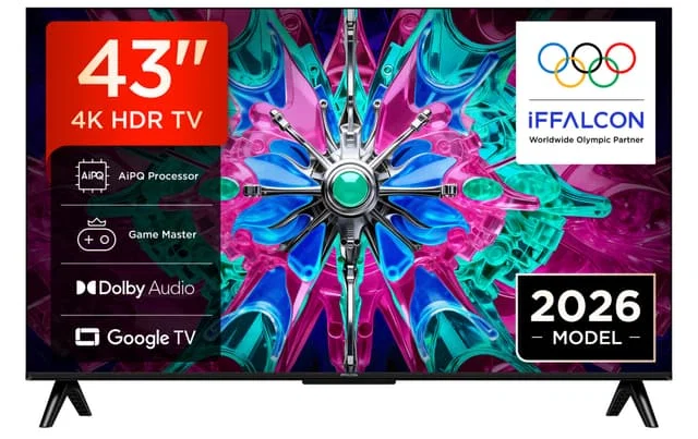 iFFalcon U65A 65" 4K Ultra HD LCD Smart TV (2026) - 43U65A