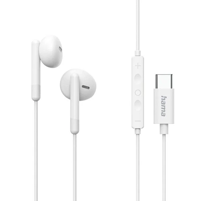 Hama Classy trådbunden in-ear mikrofon USB Type-C
