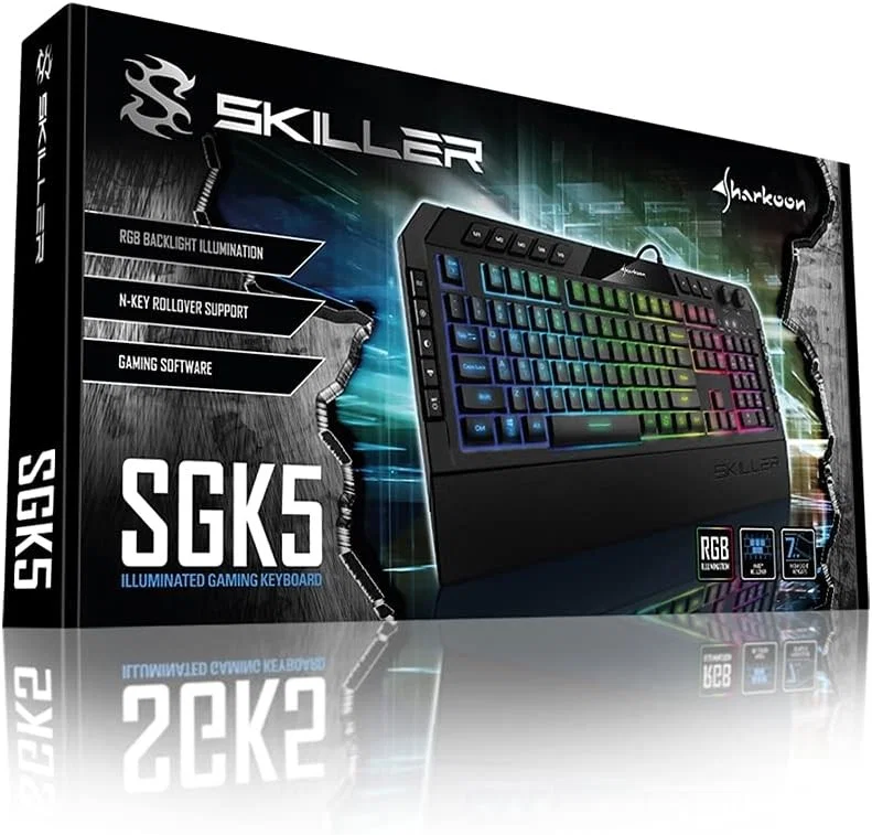 Sharkoon SGK5 Tangentbord USB QWERTZ (QWERTZ)