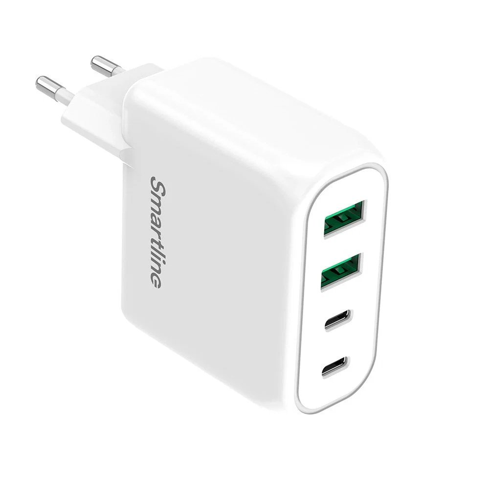 Smartline 16718 2 x USB-C 2 x USB-A PD Väggladdare 100W