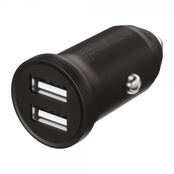 X2O Dubbel USB-A Biloplader 12W