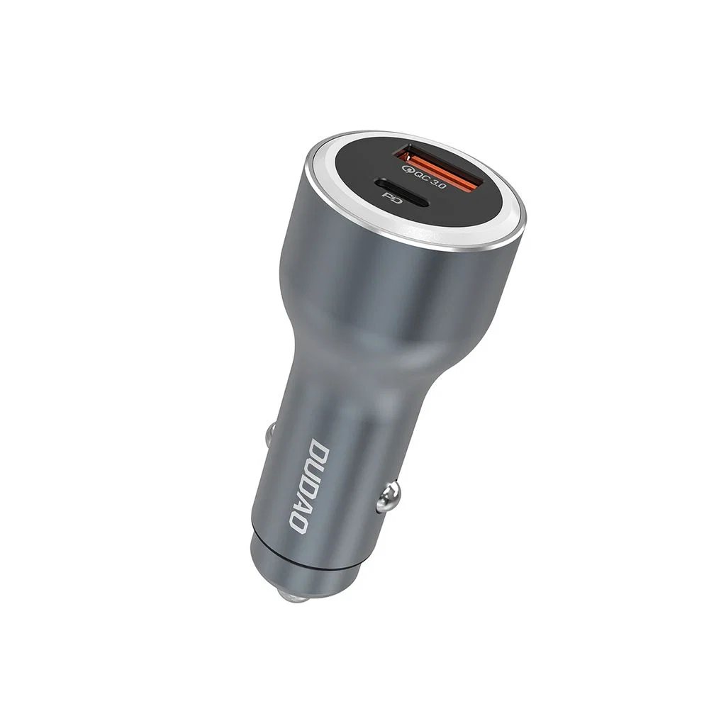 Dudao R4Ultra Power Delivery Snabbladdning LED USB-A USB-C Billaddare 120W