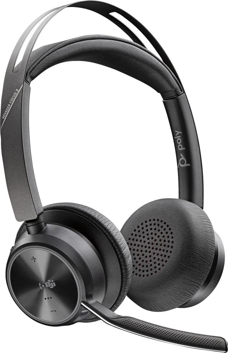 HP Voyager Focus 2-M USB-C-C on-ear brusreducerande hörlurar CB8R3AA