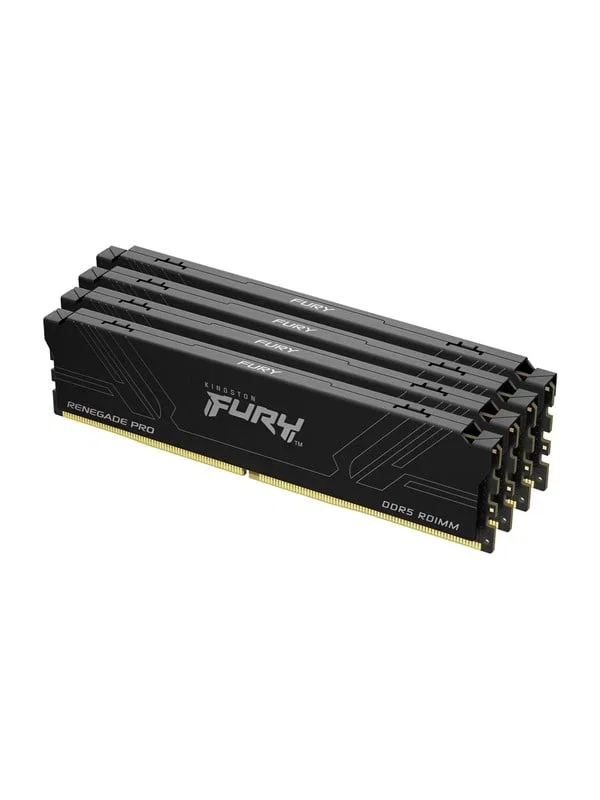 Kingston FURY Renegade PRO Svart DDR5 7600MHz 4x16GB (KF576RH40RBK4-64)