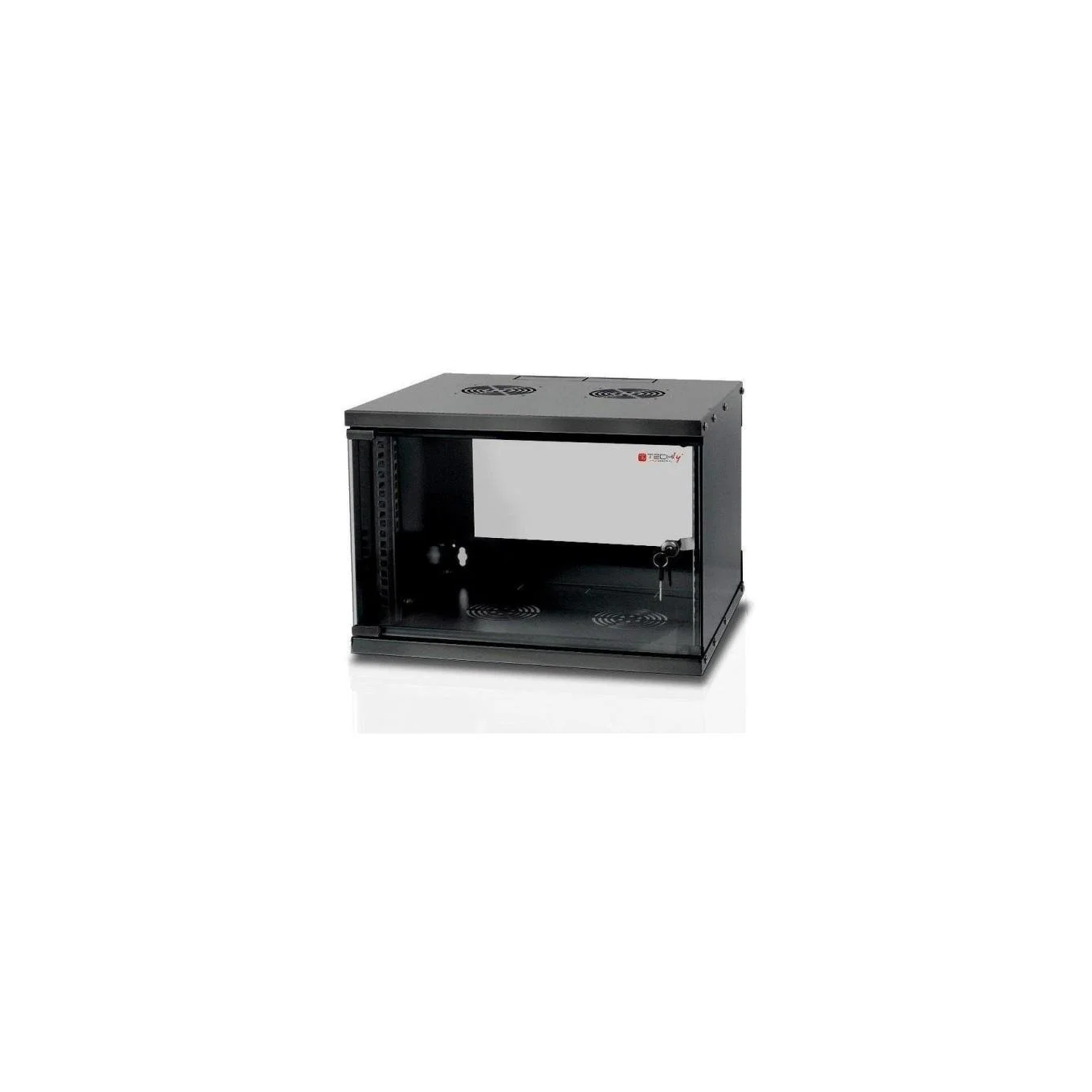 Techly 6U Väggmonterad rack