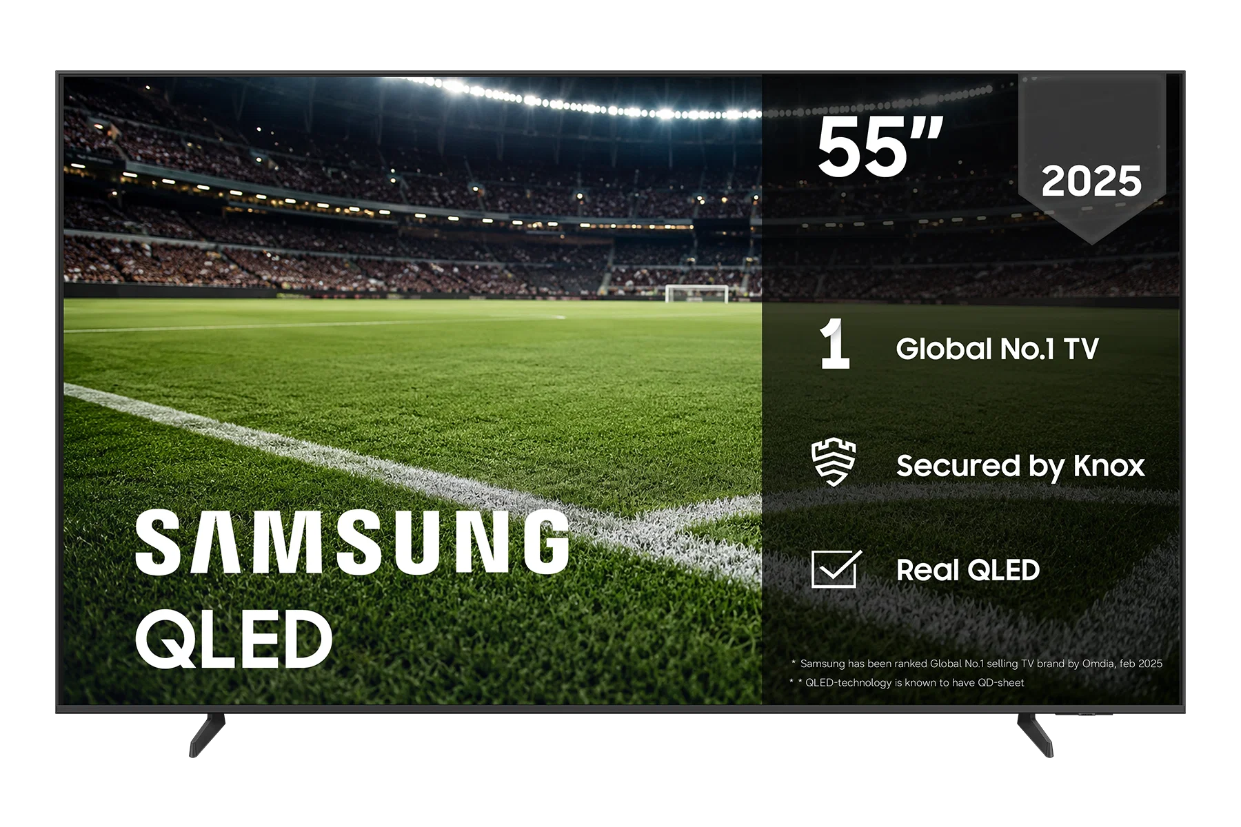 Samsung QEF1 55" 4K Ultra HD QLED Smart TV (2025)