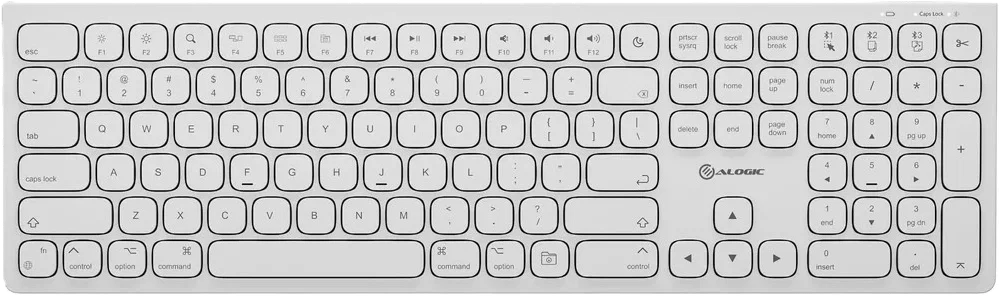 Alogic Echelon USB-C Uppladdningsbart Trådlöst Tangentbord (Nordic)