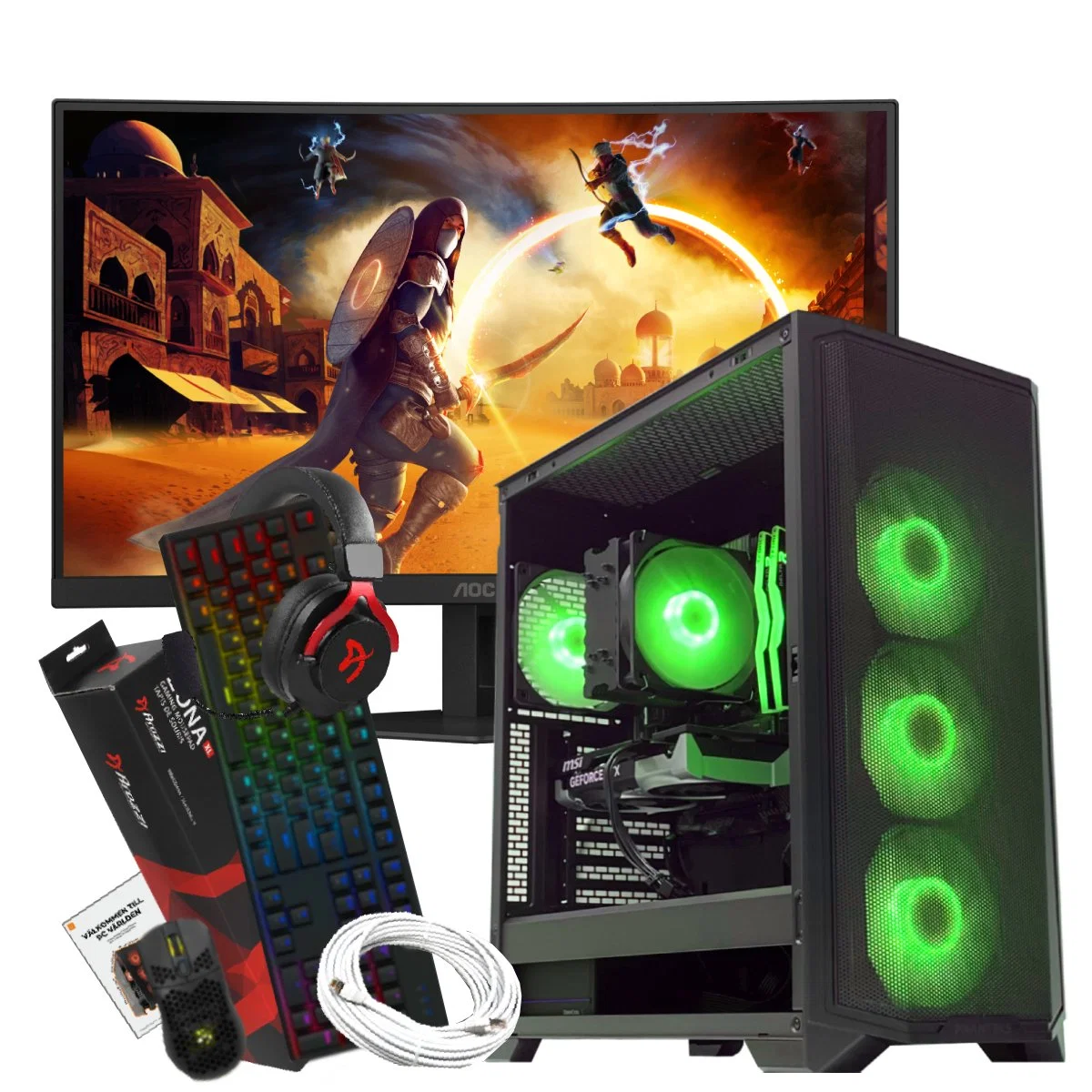 PromoComputers A795P 27" Ryzen 5 7500F 16GB RAM 1TB SSD RTX 5060