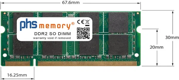 PHS-memory SO-DIMM DDR2 667MHz 2GB (SP148891)
