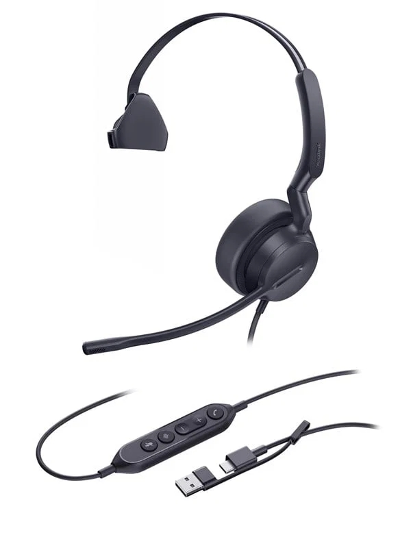 Yealink UH42 Mono USB-C/A hörlurar