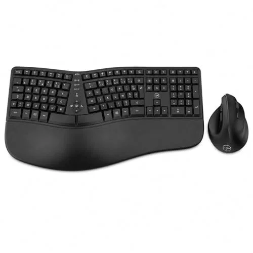 Mobility Lab ERGO C30W Ensemble Clavier + Souris Full Size USB 24 GHz + Bluetooth x2 (AZERTY)