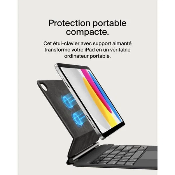 Belkin Pro 10th Generation Folio Magnetiskt Stöd (AZERTY)