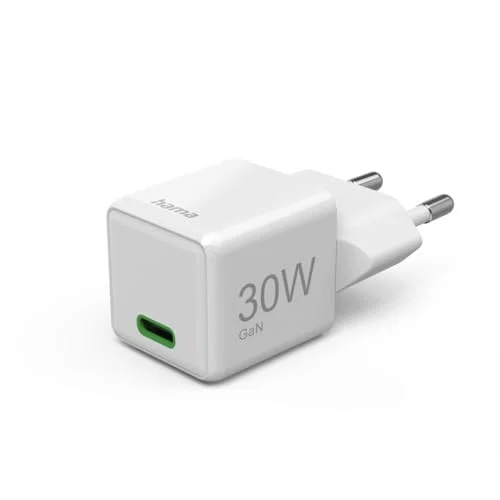 Hama 00201982 USB-C PD/QC/GaN Super Mini Laddare Inomhus 30W