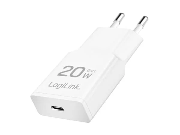 LogiLink PA0345 USB-C GaN Väggladdare 20W