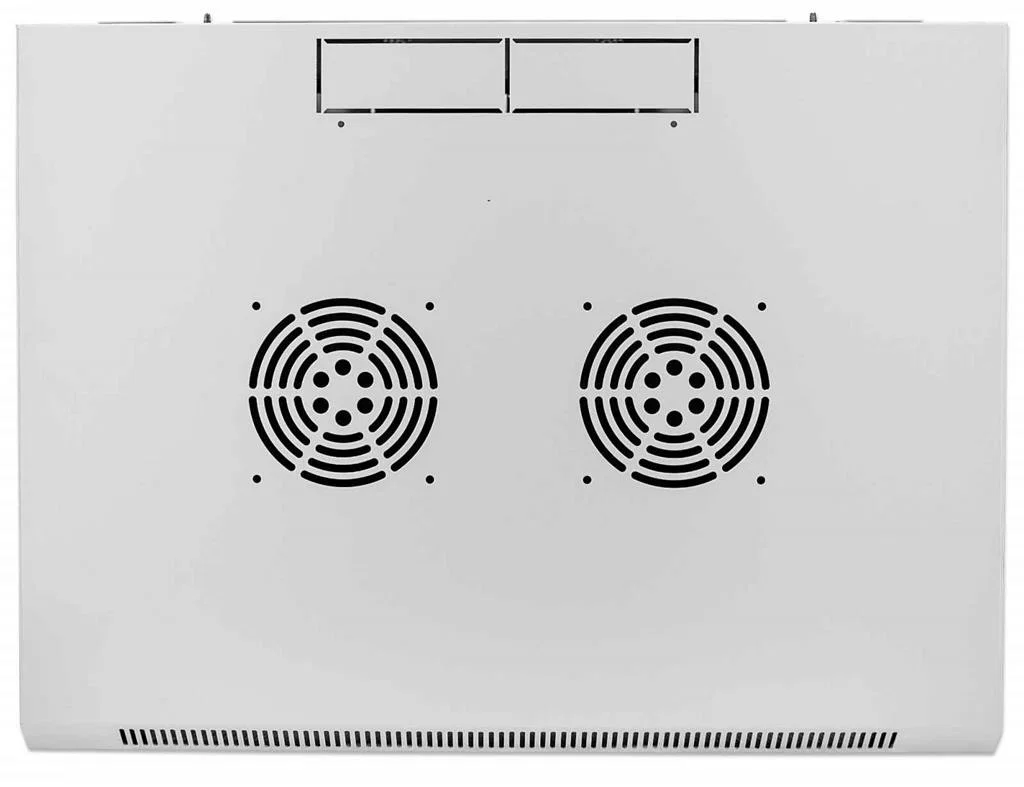 Intellinet 9U 540x500 Väggskåp Glasdörr Grå